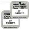 Generico 2 Batterie per orologio muRata Sr920sw 371 44mah 1,55v Silver Oxide, per orologi da uomo e donna