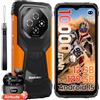 Blackview Fort 1 Rugged Smartphone, Batteria 10000mAh Telefono Indistruttibile, Android 15 Celluare Antiurto, 6.56''HD+, 12(4+8) GB+128GB/2TB TF, AI 16MP, IP68/NFC/OTG/Face ID/2 Anni Garanzia