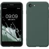 kwmobile Custodia Compatibile con Apple iPhone SE (2020/2022) / 8/7 Cover - Back Case per Smartphone in Silicone TPU - Protezione Gommata - verde blu