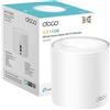 TP-Link Deco AX1500 Mesh WiFi AX1500 Mbps, Dual-Band, Wi-Fi 6, 2 Porte Gigabit, HomeShield, 2×2 MU-MIMO, OFDMA, 2 Antenne Interne, Beamforming, Latenza Ultra Bassa, Coperto fino a 190 m2, 1pezzo