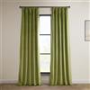 HPD Half Price Drapes VPYC-P Heritage-Tenda in Velluto Felpato (1 Pannello), Misto Poliestere, Retro Verde, 50 in x 96 in