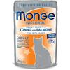 Generic MONGE UMIDO GATTO NATURAL BUSTE TONNO SALMONE - OFFERTA - 6 BUSTINA DA 80GR