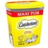 Generico Snack per Gatti Catisfactions Mega Tub, snack per gatto adulti e cuccioli gusto FORMAGGIO | confezione da 350 grammi