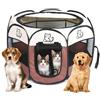 EUBSWA Recinto per Cani da Interno 74x74x43cm, Pieghevole Recinto per Gatti da Esterno Box per Cucciolo Gattini Conigli