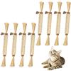 SEMINISMAR Bastoncini per Gatti Denti,Bastoncini Erba Gatta Naturale,Bastoncini Erba Gatta Gatto,Bastoncini per Gatti (Beige*8 PCS)