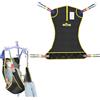 EZ Assistive Imbracatura di sollevamento universale per tutto il corpo, con tessuto a rete per trasferimento, capacità di carico 226,8 kg (M-nero)