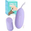 MySecretCase Ovetto Vibrante Donna Telecomando - Vibratoreper Donna Professionale Comando a Distanza, Vibratore Sextoys Wireless, Sextoy Sessuali, Vibratoriper Coppie Telecomandato (Lilla)