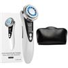 KORAL - Massaggiatore viso anti-rughe con beauty case e microcorrenti facciali per la cura della pelle - Ringiovanisce la pelle con microcorrente EMS - Alta frequenza facciale