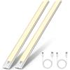 OUILA Luce Armadio LED con Sensore di Movimento, Led Sottopensile Cucina | Magnetica Ricaricabile Luce Led Sottopensile Dimmerabile Lampada per Cucina Scale Soggiorno Bagno Camere da Letto