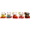HERCHR Set di 5 Gatti Cinesi Portafortuna in Ceramica, Carino Gatto Fortunato Figurine, Figure Giapponesi di Gatto, Figurine di Maneki Neko per Tavola da Tavolo da Ufficio a Casa, 1,6 X 1,4 Pollici