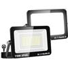 Willpower Faro LED Esterno 75W Faretti LED 6000K Bianco Con Spina
