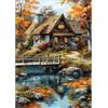 NEWENMO 5D Bellissima Casa Diamond Painting Adulti Pittura Diamante Kits