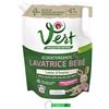 Beni Culinari 12 X CHANTECLAIR VERT detersivo liquido per bambini Lavatrice Bebè latte d'avena - detersivo ecologico per vestiti bambini - 30 lavaggi 1200 ml sacchetto + portachiavi Beni Culinari