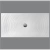 Ceramica flaminia Piatto doccia 80x160 h.5 5 in ceramica bianco lucido Water Drop di Ceramica Flaminia