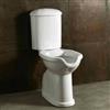 CERAMICA ALICE Water Comfort monoblocco disabili scarico terra con cassetta di scarico cm. 71,8x38 bianco - Cod. Articolo: 100118+100118C+COMEUN01
