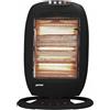 Zephir STUFA ALOGENA ZEPHIR HZP302 3 ELEMENTI 400/800/1200W OSCILLANTE NERO