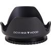 coalwop Paraluce Universale da 58 Mm A Forma di TulipanocParasole per Sony Nikon Canon EOS 4000D 3000D 2000D 90D 80D 77D 250D 1500D E 1300D Riduce I Riflessi e I Bagliori dell'obiettivo