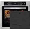 KAISER Set da forno Autark da incasso, in acciaio inox, 86 l, 15 Fkt.+piano cottura a induzione, Autark Power Booster, 60 cm, barbecue EH 6306 N R+KCT 6700 FI