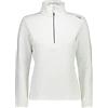 CMP - Felpa donna, Bianco-Nero, S