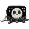 PocketGear Nightmare Before Jack Christmas Abito a Righe Zero Borsa/Portamonete Bi-Fold Tasca Portamonete, Porta Documenti & Carte, Nero