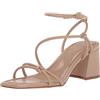 Marc Fisher Sandalo con tacco Gurion da donna, Lite Latte 110, 39 EU