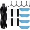 Fixbetter Set di Accessori di Ricambio Lefant M1 Aspirapolvere Robot, 1 Spazzola Principale, 4 filtri, 4 tamponi, 4 spazzole laterali, 1 spazzola per la pulizia