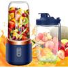 XUNIVERS Mini Frullatore Portatile, 400ML Mini Mixer Per Smoothies Bicchiere Di Miscelazione Usb Con 6 Lame Per Frullati E Frullati Frullatore Personale Elettrico Per L'Ufficio E La Palestra,Senza BPA