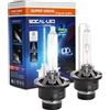 SOCAL-LED LIGHTING SOCAL-LED 2x D4S HID Lampadine 35W AC OEM Xenon Faro diretto Sostituzione 6000K Bianco cristallo