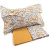 Fazzini Kokoa Completo Lenzuolo copriletto - Taglia: 2 piazze,Colore: KOKCOLENMAT-8 - Ocra