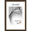 FRAMO Cornice foto maison de campagne 30 x 40 cm in legno massello | vecchio-nero Dorato | Colore/dimensione selezionabile | Cornice antica d'epoca retrò N°083