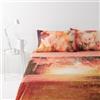 Bassetti Imagine Completo Lenzuola Matrimoniale Effetto Copriletto Made in Italy, Boulevard