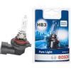 Bosch Lampadina Alogena HB3 Pure Light, 12 V 60 W, Ricambio di Qualità Originale- Attacco P20d - Confezione da 1 Lampadina