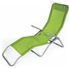 VERDELOOK | Lettino Basculante Riccione da Spiaggia, 94x58x82 cm, per Arredo Esterni e Giardino, Verde, Sdraio