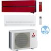 Mitsubishi Climatizzatore Condizionatore Mitsubishi Kirigamine Style Rosso più MSZ-AP Wifi Dual Split R32 Inverter 12000 + 9000 BTU con U.E. MXZ-2F42VF NOVITÁ Classe A+++/A++