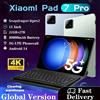 CHOTOG 2025 XioaMI Pad 7s Pro Tablet Schermo originale da 10.1 pollici Tablet Android 15 10000mAh 5G Wifi Dual SIM 22GB + 2TB Tab PC per bambini - Light PE