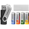 Intenso Office Line USB Stick 5 X 64 GB | Super Speed USB-A 3.2 Memory Stick fino a 70 MB/s | 5 colori con staffa in metallo ed etichette per scrivere