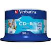 Verbatim CD-R 80MIN Datalife PLUS Printable - Confezione da 50