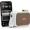 Positive Grid Spark GO Pearl 5 W Amplificatore Smart Ultra Portatile per Chitarra, Amplificatore per Cuffie e Altoparlante Bluetooth con App Smart per Chitarra Elettrica, Acustica o Basso - Perla