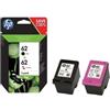 Hp Multipack Nero / Differenti Colori N9J71Ae 62 365 Pagine 2X Inchiostro Hp 62: 1X C2P04A Originale