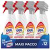 Smac - Sgrassatore Scioglicalcare Profumato, Detergente Spray Multisuperficie con Azione Anticalcare, Splendore Imbattibile, 650 ml x 12 Pezzi