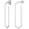 Olivia Burton Orecchini Geometrici a Cerchio da Donna Collezione EVER STACKED in Acciaio Inossidabile - 24100290