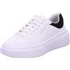 Skechers Cordova Classic Best Behavior, Scarpe sportive Donna, White Duraleather Black Trim, 37.5 EU