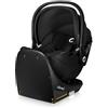 LIONELO Seggiolino Auto con Base MOXIE i-Size Ovetto SET per bambini 40-87 cm, Montaggio ISOFIX, Piede di Supporto, Protezione laterale, Regolazione poggiatesta, Riduttore Dri-Seat