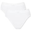 sloggi Donna Double Comfort Tai 2P, Bianco, 42