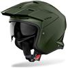Airoh casco jet Kombakt Color - Verde militare opaco