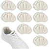 Brelet 9 Paia Proteggi Tallone,Protezioni per Talloni Scarpe. Salva Tallone per Scarpe.Talloni Autoadesive per Sneaker Troppo Grandi Schiena.Sollievo Dolore,Donne Uomini Cura dei Piedi (Beige)