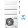 Hisense Climatizzatore Condizionatore Hisense Uni HB Wifi R32 Trial Split Inverter 9000 + 9000 + 12000 BTU con U.E. 3AMW52U4RJC Classe A++/A+