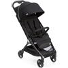 CHICCO Passeggino Leggero Chicco We Black Portata 22 Kg con Parapioggia e Borsa Trasporto