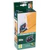 Gedotec Clipholder CH23 - Clip di fissaggio per battiscopa con canalina per cavi | fissaggio angolare invisibile | plastica nera | 1 confezione da 30 clip per listelli di montaggio con viti e tasselli