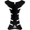 Autodomy Paraserbatoio Moto Nero | Protezione Serbatoio per Moto V2 20x14 cm | Adesivi Serbatoio Moto Universale Resistente a Pioggia e Sole